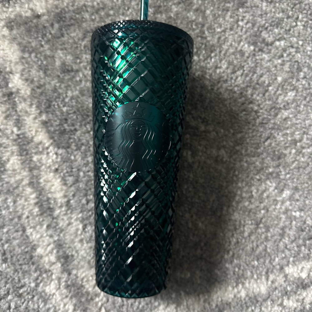 Starbucks Emerald Green Textured Tumbler